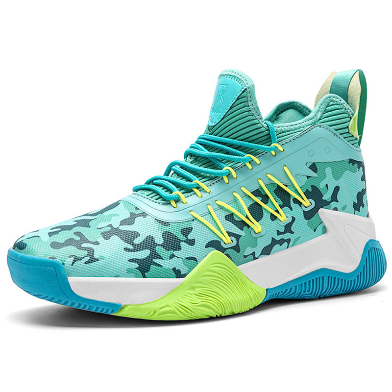 Personalizēti jauktu krāsu basketbola apavi Liela izmēra vīrieša/sievietes kedas Amortizējoši sporta apavi Augsti apavi grozam