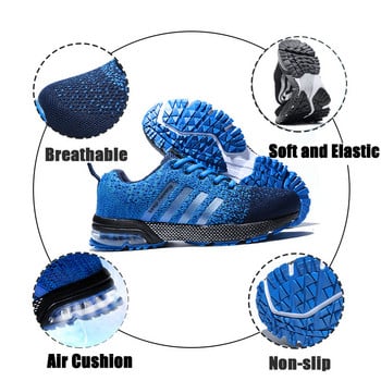 Ανδρικά παπούτσια για τρέξιμο αναπνεύσιμο μαξιλάρι αέρα Ανδρικά αθλητικά πάνινα παπούτσια Άνετα αθλητικά παπούτσια προπόνησης Plus μέγεθος casual παπούτσια για περπάτημα