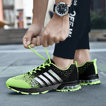 Мъжки обувки за бягане, дишаща въздушна възглавница, мъжки спортни маратонки, удобни спортни тренировъчни обувки, голям размер, ежедневни обувки за ходене