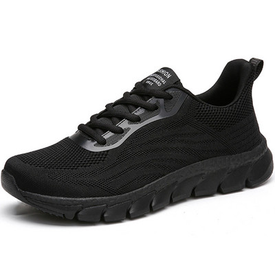 Маратонки нови маркови маратонки летящи тъкани дишащи мъжки спортни обувки леки мъжки обувки обувки за тренировка на открито 2217