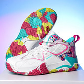 Vīriešu basketbola apavi pretslīdēšanas sporta zābaki, elpojoši āra basketbola apavi Treniņu apavi Dzeltenas kedas