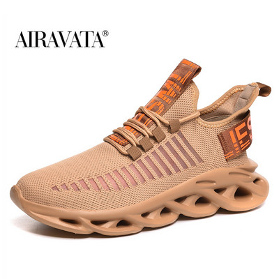 Vīriešu elpojoši skriešanas apavi āra sporta modei, ērti ikdienas sporta zālei vīriešu sporta apavi Zapatos De Mujer