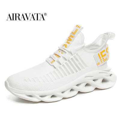 Vīriešu elpojoši skriešanas apavi āra sporta modei, ērti ikdienas sporta zālei vīriešu sporta apavi Zapatos De Mujer