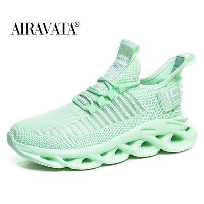 Vīriešu elpojoši skriešanas apavi āra sporta modei, ērti ikdienas sporta zālei vīriešu sporta apavi Zapatos De Mujer