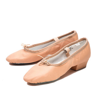 Sansha Гореща разпродажба балетни обувки от естествена кожа с ток за жени Млади дами Обувки за джаз танци TE2CL