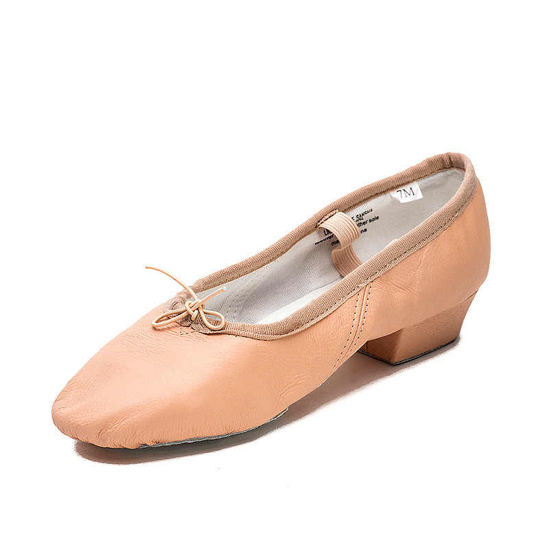 Sansha Hot Sale Natūralios odos baleto batai su kulnu moterims, jaunoms moterims džiazo šokių batai TE2CL