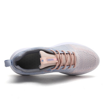 Нови маратонки за бягане Дамски обувки Дишащи маратонки Маркови леки ежедневни спортни обувки 2022 Външни леки дантелени фитнес обувки