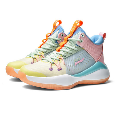 2021. gada jauni augstas kvalitātes profesionālie sporta apavi Basketbols vīriešiem Sievietēm Modes Krāsas Augstas kedas Vīriešu āra treniņu zābaki