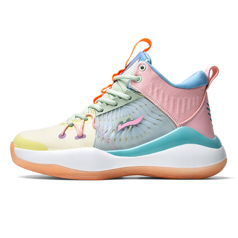 2021. gada jauni augstas kvalitātes profesionālie sporta apavi Basketbols vīriešiem Sievietēm Modes Krāsas Augstas kedas Vīriešu āra treniņu zābaki