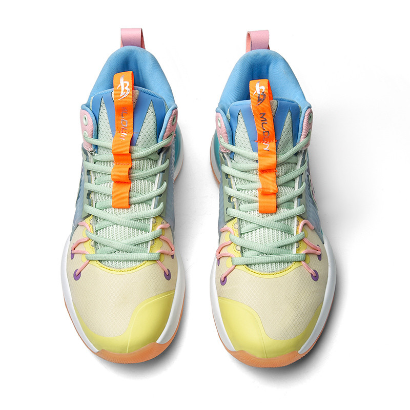 2021. gada jauni augstas kvalitātes profesionālie sporta apavi Basketbols vīriešiem Sievietēm Modes Krāsas Augstas kedas Vīriešu āra treniņu zābaki