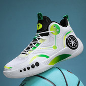 Unisex basketbola apavi Vīriešiem sporta zābaki sievietēm sporta zāle Fitness kupli potītes kedas Comfort Trend sporta kurpes Vīriešu apavi ar plakanu grozu