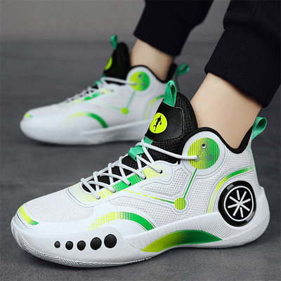 Unisex basketbola apavi Vīriešiem sporta zābaki sievietēm sporta zāle Fitness kupli potītes kedas Comfort Trend sporta kurpes Vīriešu apavi ar plakanu grozu