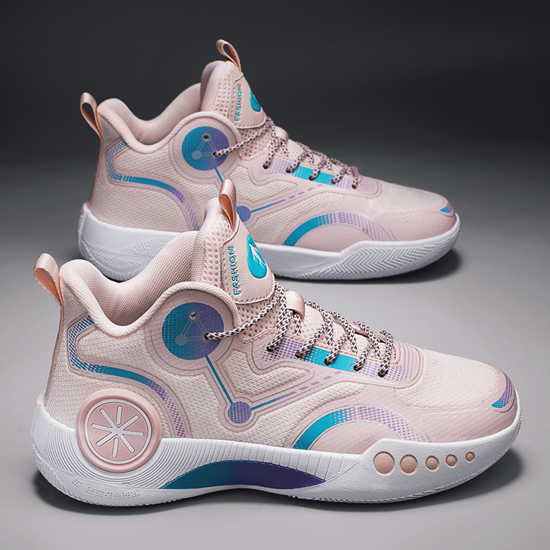 Unisex basketbola apavi Vīriešiem sporta zābaki sievietēm sporta zāle Fitness kupli potītes kedas Comfort Trend sporta kurpes Vīriešu apavi ar plakanu grozu