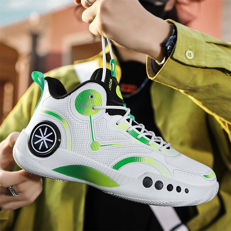 Unisex basketbola apavi Vīriešiem sporta zābaki sievietēm sporta zāle Fitness kupli potītes kedas Comfort Trend sporta kurpes Vīriešu apavi ar plakanu grozu