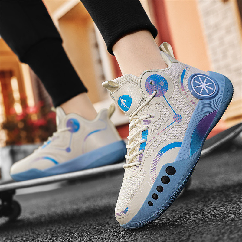 Unisex basketbola apavi Vīriešiem sporta zābaki sievietēm sporta zāle Fitness kupli potītes kedas Comfort Trend sporta kurpes Vīriešu apavi ar plakanu grozu