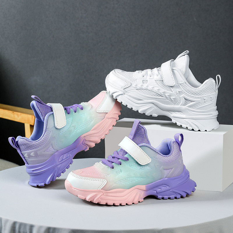 Gyerekek csúszásmentes kopásálló sétacipők fiúk lányok alkalmi futócipők gyerekek kültéri lélegző kényelmes cipők