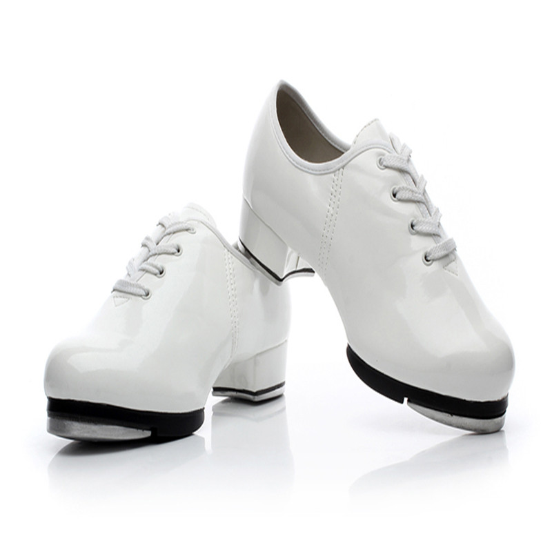 Tap Cipők Négyzetes tánccipők Gyerekek Férfiak és Női Stílusú Tánccipők Alumínium ötvözet Tabletták Kiváló minőségű könnyű bőr PU HOT