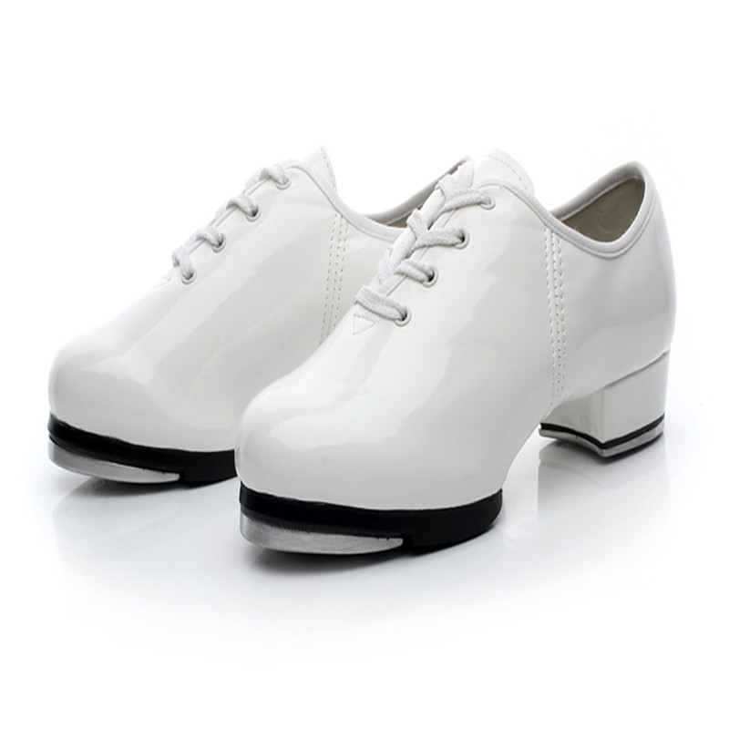 Tap Cipők Négyzetes tánccipők Gyerekek Férfiak és Női Stílusú Tánccipők Alumínium ötvözet Tabletták Kiváló minőségű könnyű bőr PU HOT