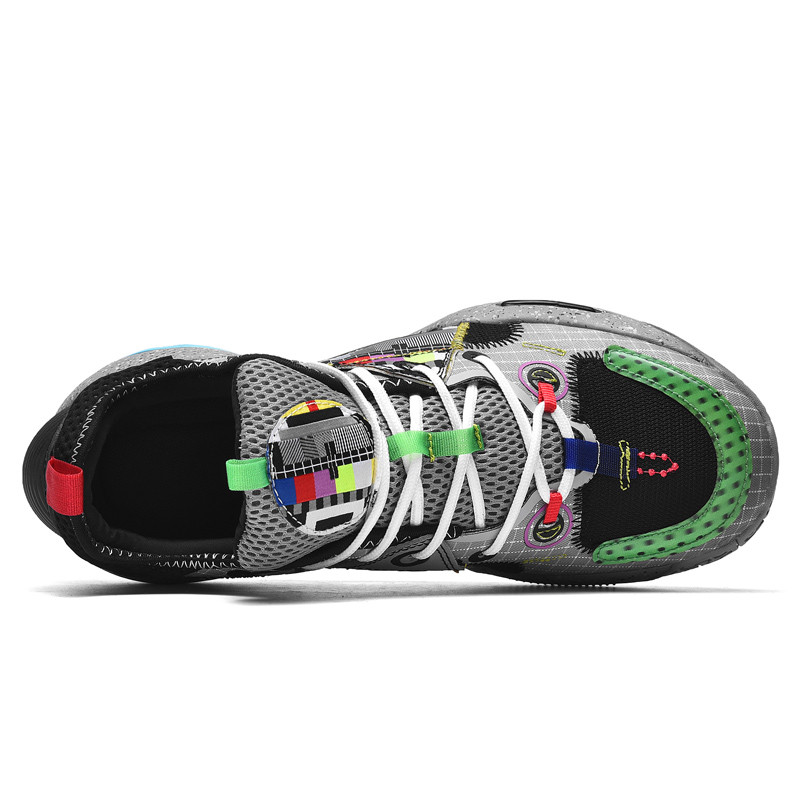 Retro Splicing vīriešu basketbola apavi Augstas kvalitātes profesionālie sporta apavi skriešanai vīriešiem āra basketbola apavi Vīriešu ielas sporta apavi