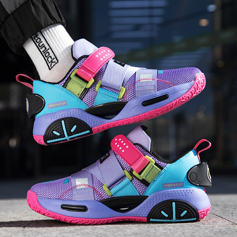 Divatos Színes kosárlabdacipők Férfi Márka Professzionális Férfi Kosárlabda Cipők Dizájner Sport Cipők Kültéri edzőcipő