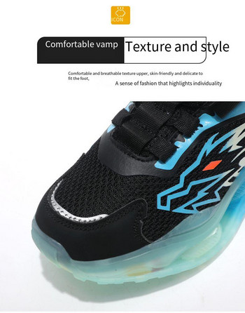 Παιδικό παπούτσι για τρέξιμο ελαφρύ παπούτσι για αγόρια αναπνεύσιμο από δίχτυ για αγόρια