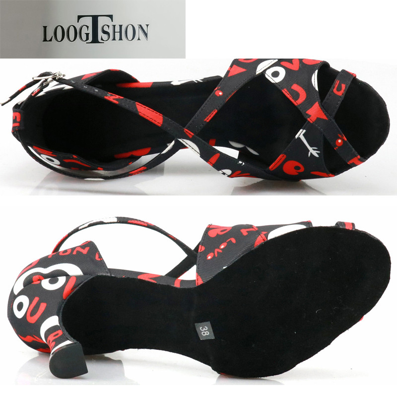 LOOGTSHON Latīņamerikas ūdens platformas deju apavi sieviešu modes apavi High Heels Jazz Shoes