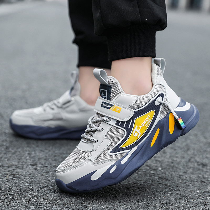 Vaikiški sportbačiai Lengvi laisvalaikio batai berniukams tinkliniai patogūs aukštos kokybės bėgimo bateliai vaikiški mergaičių kvėpuojantys batai