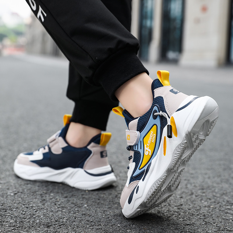 Vaikiški sportbačiai Lengvi laisvalaikio batai berniukams tinkliniai patogūs aukštos kokybės bėgimo bateliai vaikiški mergaičių kvėpuojantys batai