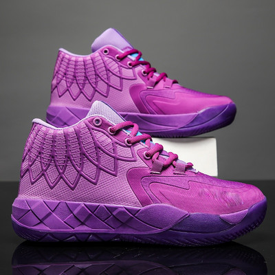 Jauni forši basketbola treniņu apavi vīriešu zīmola Dizaineru sporta trenažieri Vīriešu sporta apavi pret slīdēšanu āra sporta apavi ar augstu potīti