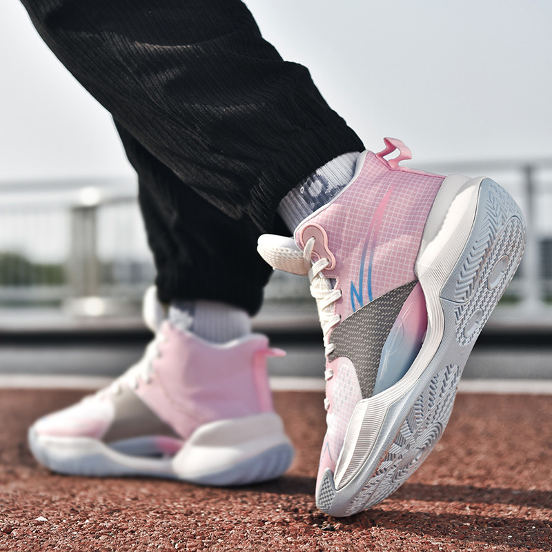 Augstas kvalitātes mode Augstas čības Basketbols Vīriešu Sieviešu Platforma Profesionāli Basket Apavi Vīriešu Trenažieri Tīkla kedas Vīriešiem