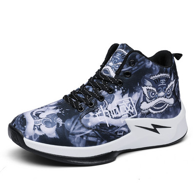 Vyriški batai Vyriški sportiniai batai Gamintojas Profesionalūs krepšinio batai Atsparūs dėvėjimui porai kvėpuojantys grafiti krepšinio bateliai