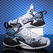 Jaunu pāru basketbola apavi vīriešu sporta apavi sieviešu elpojoši amortizatori neslīdoši nodilumizturīgi vingrošanas sporta apavi