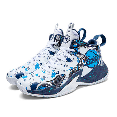 Jaunu pāru basketbola apavi vīriešu sporta apavi sieviešu elpojoši amortizatori neslīdoši nodilumizturīgi vingrošanas sporta apavi