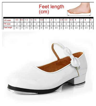 Nove ženske cipele za step, djevojčice, sjajna lakirana PU koža s vezicama, crno-bijele crvene, dječje cipele za step, učiteljske cipele za ples na pozornici