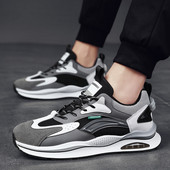 2023 m. nauji kasdieniai vyriški bėgimo bateliai, pagalvėlės, kvėpuojantys tinkliniai batai, patogūs sportiniai treniruokliai, vyriški sportbačiai