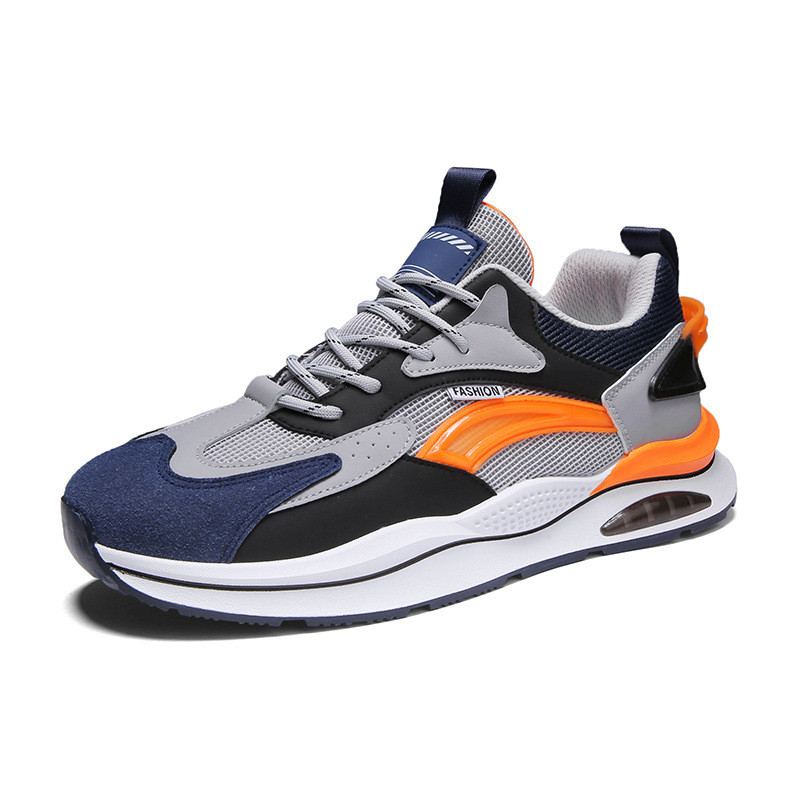 2023 m. nauji kasdieniai vyriški bėgimo bateliai, pagalvėlės, kvėpuojantys tinkliniai batai, patogūs sportiniai treniruokliai, vyriški sportbačiai