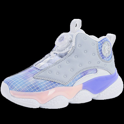 Bērnu zīmola zēnu basketbola apavi, bieza zole, neslīdoši, elpojoši, augstas kvalitātes bērnu basketbola apavi meitenēm