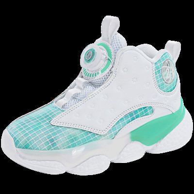 Bērnu zīmola zēnu basketbola apavi, bieza zole, neslīdoši, elpojoši, augstas kvalitātes bērnu basketbola apavi meitenēm