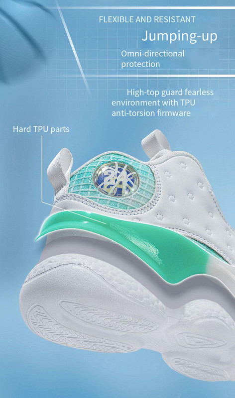 Bērnu zīmola zēnu basketbola apavi, bieza zole, neslīdoši, elpojoši, augstas kvalitātes bērnu basketbola apavi meitenēm