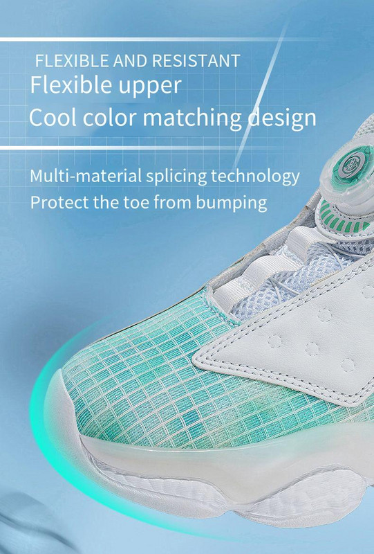 Bērnu zīmola zēnu basketbola apavi, bieza zole, neslīdoši, elpojoši, augstas kvalitātes bērnu basketbola apavi meitenēm