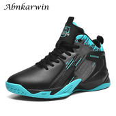 Bőr férfi kosárlabdacipők férfi magas szárú tornacipők 2022 unisex nagy méretű, kényelmes csúszásgátló