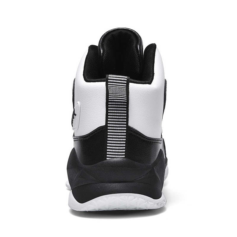 Elpojošas PU ādas vīriešu basketbola apavi Vīriešu sporta kurpes ar augstu augšdaļu Sporta sporta kurpes, ērtas liela izmēra 47 48