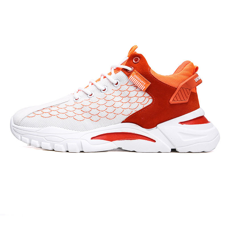 Voinsoon Fashion férfi lélegző hálós futócipők izzadságelnyelő szagtalanító sportcipők puha, finom hálós bélés férfi Sheos