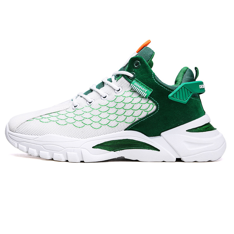 Voinsoon Fashion férfi lélegző hálós futócipők izzadságelnyelő szagtalanító sportcipők puha, finom hálós bélés férfi Sheos