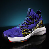 Vīriešu basketbola apavi elpojoši amortizatori, neslīdoši valkājami sporta apavi, sporta zāle, treniņi, sieviešu sporta apavi