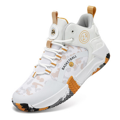 Vyriški aukštakulniai krepšinio bateliai Vyriški moteriški amortizuojantys lengvi krepšinio sportbačiai, kvėpuojantys sportbačiai 35–45