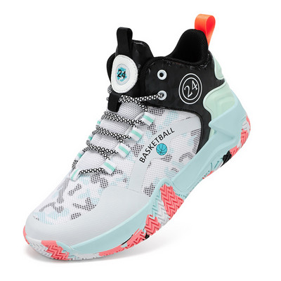 Vyriški aukštakulniai krepšinio bateliai Vyriški moteriški amortizuojantys lengvi krepšinio sportbačiai, kvėpuojantys sportbačiai 35–45