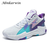 PU bőr férfi kosárlabdacipő magas felső szárú tornacipő férfi edzőcipő csúszásgátló Zapatillas Baloncesto Hombre