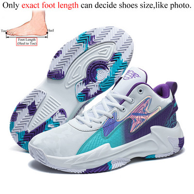 PU bőr férfi kosárlabdacipő magas felső szárú tornacipő férfi edzőcipő csúszásgátló Zapatillas Baloncesto Hombre