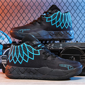 TopFight 2023 Melo Ball παπούτσια μπάσκετ για άντρες Γυναικεία αθλητικά παπούτσια μπάσκετ μεσαίας κοπής Ζευγάρι αναπνεύσιμες μπότες μπάσκετ